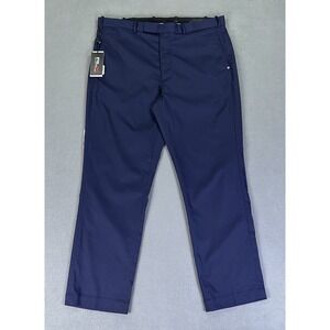 RLX Ralph Lauren Pants 38x30 Navy Blue Performance Golf Featherweight Twill New